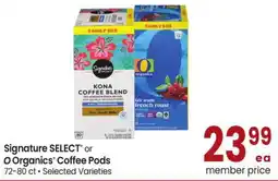 Albertsons Signature SELECT O Organics Coffee Pods offer