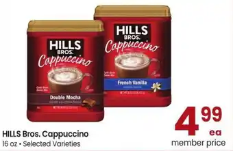 Albertsons HILLS Bros. Cappuccino offer