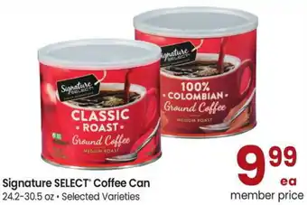 Albertsons Signature SELECT Coffee Can offer