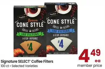 Albertsons Signature SELECT Coffee Filters offer