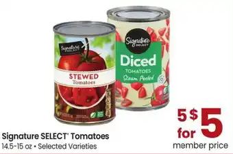 Albertsons Signature SELECT' Tomatoes offer