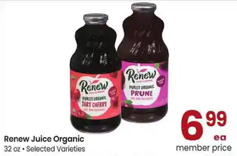 Albertsons Renew Juice Organic offer