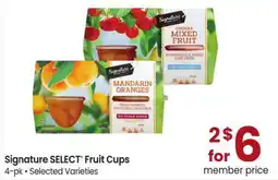 Albertsons Signature SELECT Fruit Cups offer