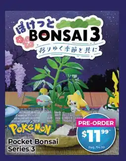 Showcase US Pokémon Pocket Bonsai Series 3 offer