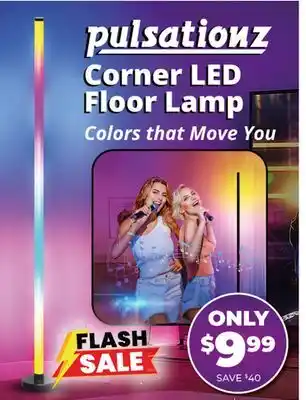 Showcase US Pulsationz LED Corner Floor Light offer