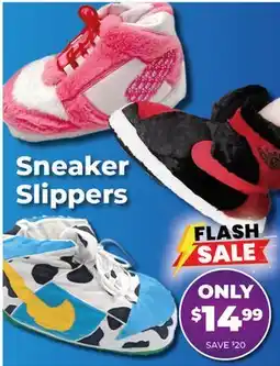 Showcase US Sneaker Slippers offer