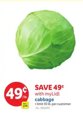 Lidl cabbage offer