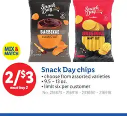 Lidl Snack Day chips offer