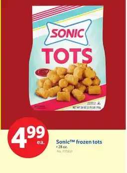 Lidl Sonic frozen tots offer