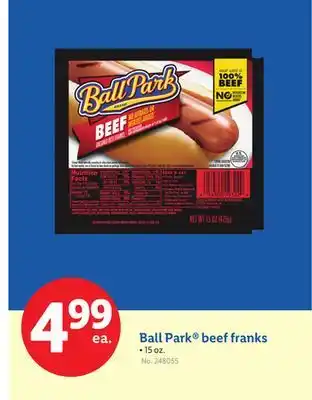 Lidl Ball Park beef franks offer