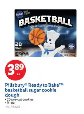 Lidl Pillsbury Ready to Bake basketball sugar cookie dough offer