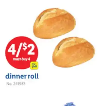 Lidl dinner roll offer