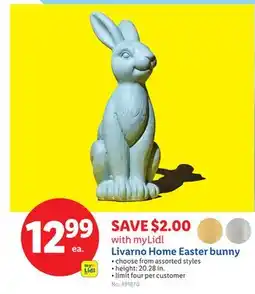 Lidl Livarno Home Easter bunny offer