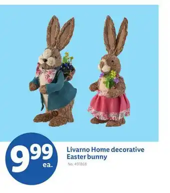 Lidl Livarno Home decorative Easter bunny offer