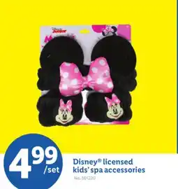 Lidl Disney licensed kids' spa accessories offer