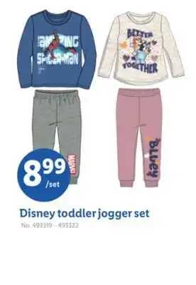 Lidl Disney toddler jogger set offer