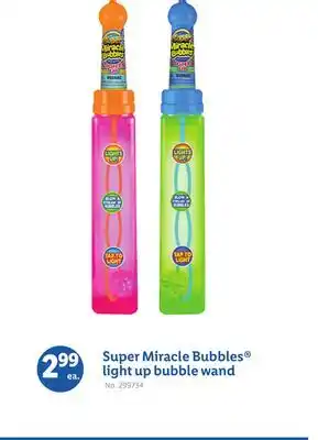 Lidl Super Miracle Bubbles light up bubble wand offer