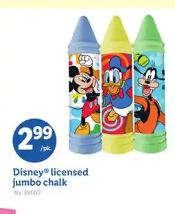 Lidl Disney licensed jumbo chalk offer