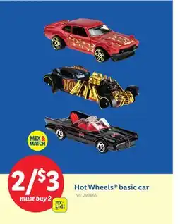 Lidl Hot Wheels basic car offer