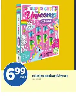 Lidl coloring book activity set offer