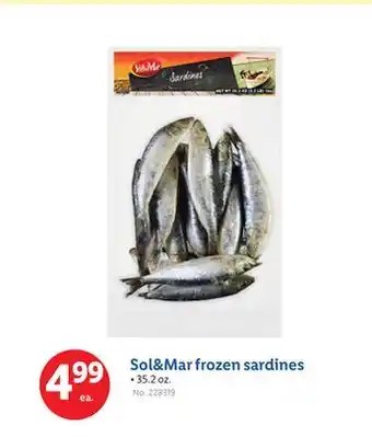 Lidl Sol & Mar frozen sardines offer