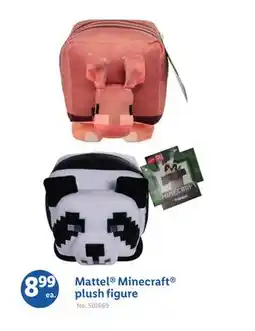 Lidl Mattel Minecraft plush figure offer