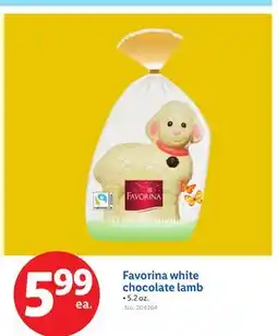 Lidl Favorina white chocolate lamb offer