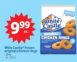 Lidl White Castle frozen original chicken rings offer