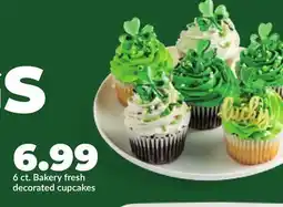 Hy-Vee Bakery fresh decorated cupcakes offer