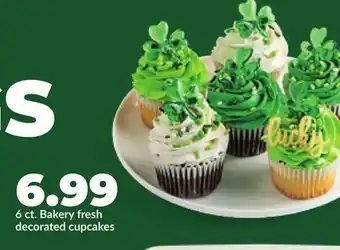 Hy-Vee Bakery fresh decorated cupcakes offer