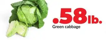 Hy-Vee Green cabbage offer