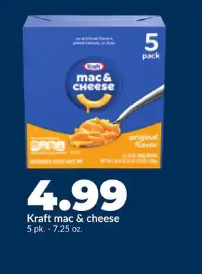 Hy-Vee Kraft mac & cheese offer