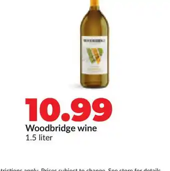 Hy-Vee Woodbridge wine offer