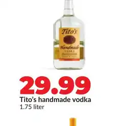 Hy-Vee Tito's handmade vodka offer