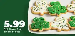 Hy-Vee 6 ct. Bakery fresh cut out cookies offer