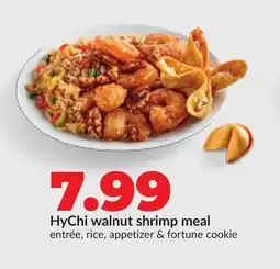 Hy-Vee HyChi walnut shrimp meal offer