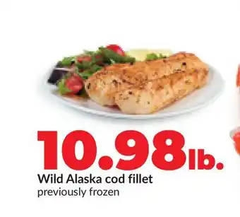 Hy-Vee Wild Alaska cod fillet offer