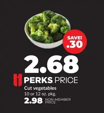 Hy-Vee Cut vegetables offer