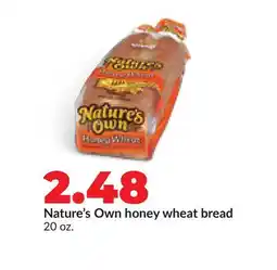 Hy-Vee Nature's Own honey wheat bread offer