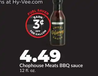 Hy-Vee Chophouse Meats BBQ sauce offer