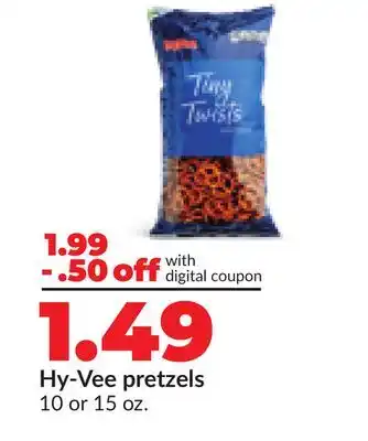 Hy-Vee Hy-Vee pretzels offer