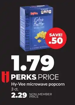 Hy-Vee Hy-Vee microwave popcorn offer