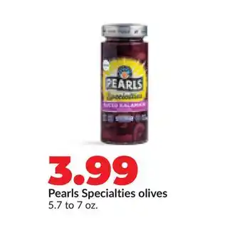 Hy-Vee Pearls Specialties olives offer