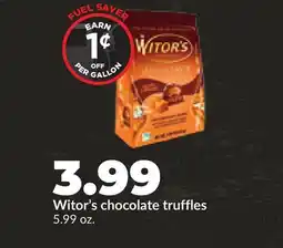 Hy-Vee Witor's chocolate truffles offer