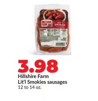 Hy-Vee Hillshire Farm Lit'l Smokies sausages offer