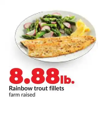 Hy-Vee Rainbow trout fillets offer