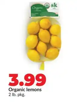 Hy-Vee Organic lemons offer