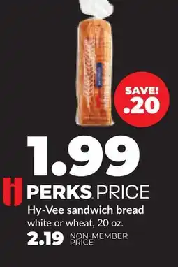 Hy-Vee Hy-Vee sandwich bread offer