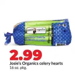 Hy-Vee Josie's Organics celery hearts offer