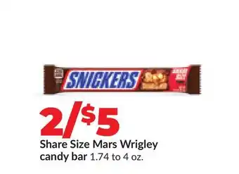 Hy-Vee Mars Wrigley candy bar offer